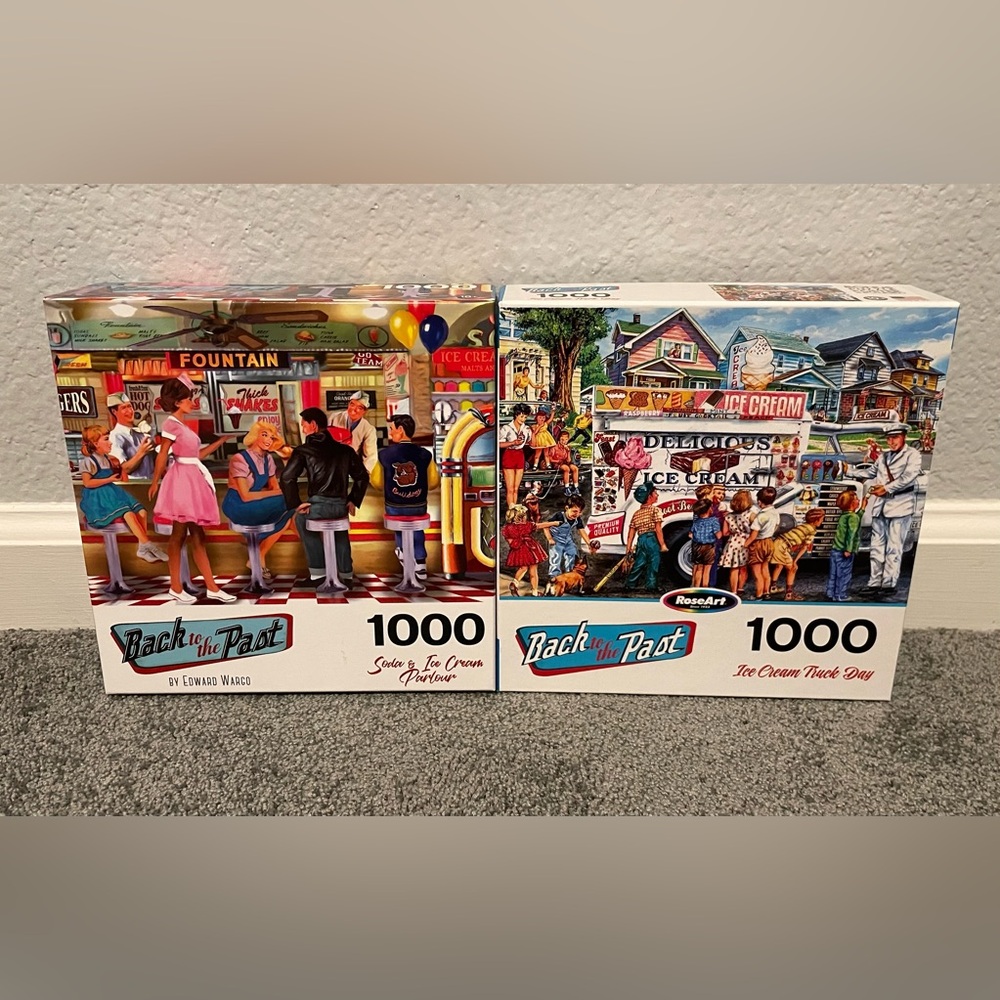 Bundle of 2 - Back to the Past 1000 piece puzzles